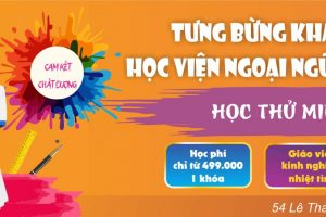 Tưng bừng khai trương học viện ngoại ngữ Thanh Giang tại 54 Lê Thanh Nghị, Hà Nội